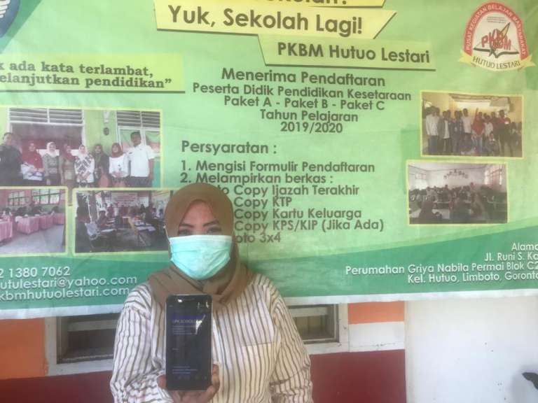 Hari Terakhir UPK, PKBM Hutuo Lestari Laksanakan Secara Daring